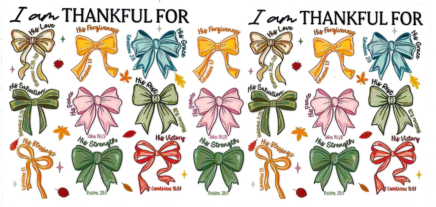 #4012- Thankful Bows