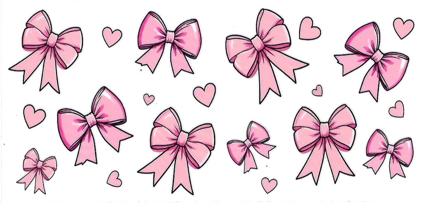#4015- Large pink bow