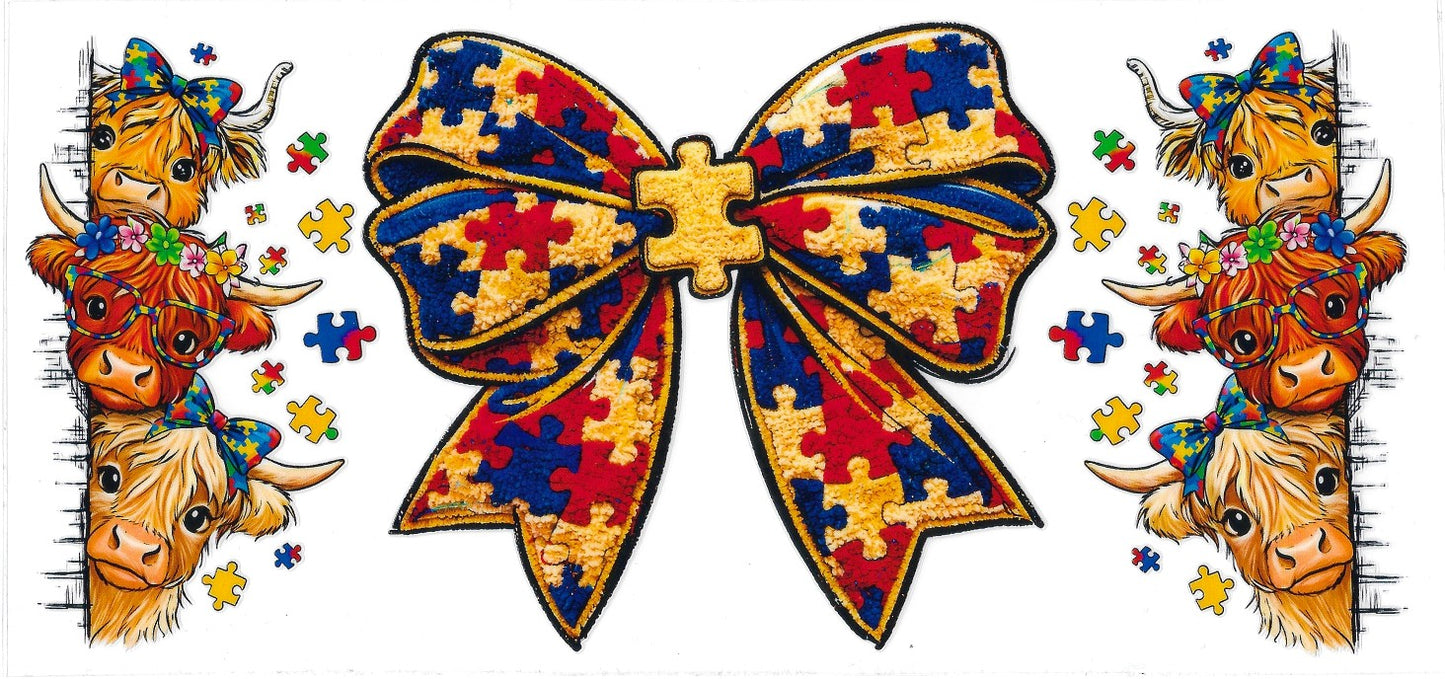 #4036- Autism Bow