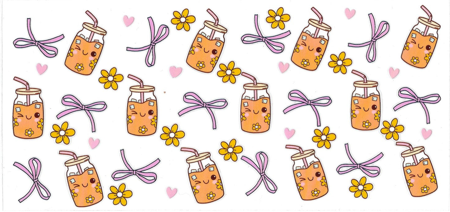 #2039- Coffee cups and bows