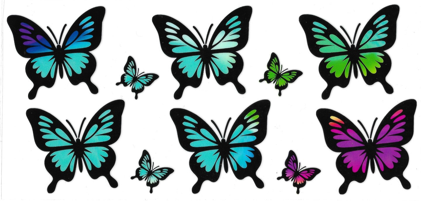 #324- Aqua dream Butterflies