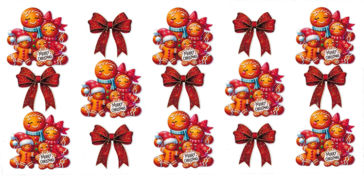 "Gingerbread Family"-cup wrap #214