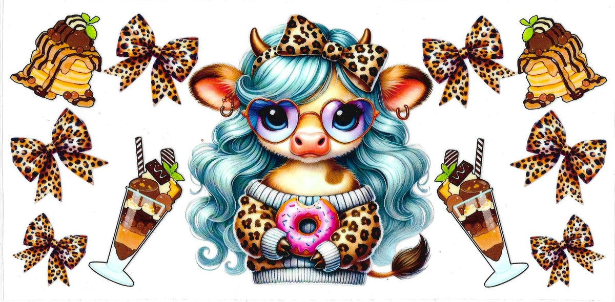 #417- Highland Cow (Sweets & bows)