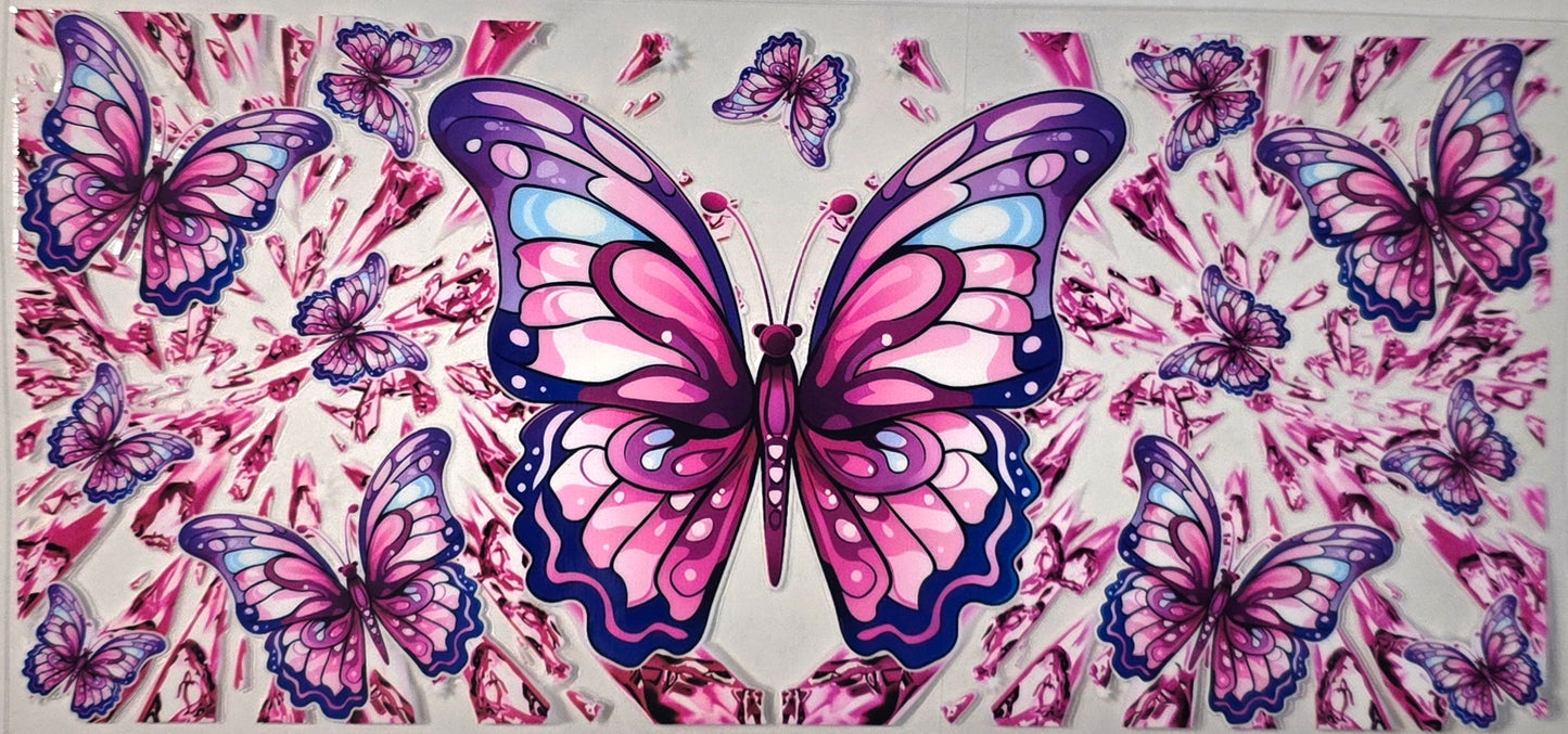 Purple explosion Butterfly -#229