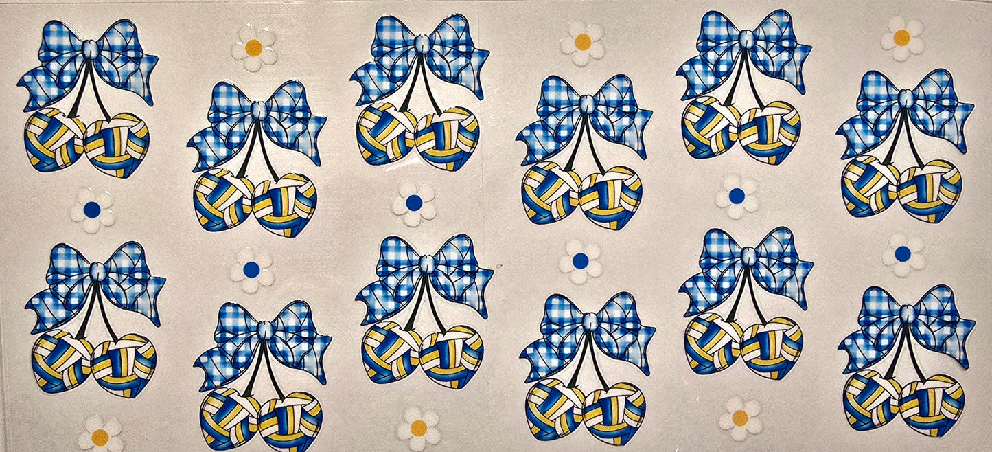 Volleyball Bows/Hearts- #251