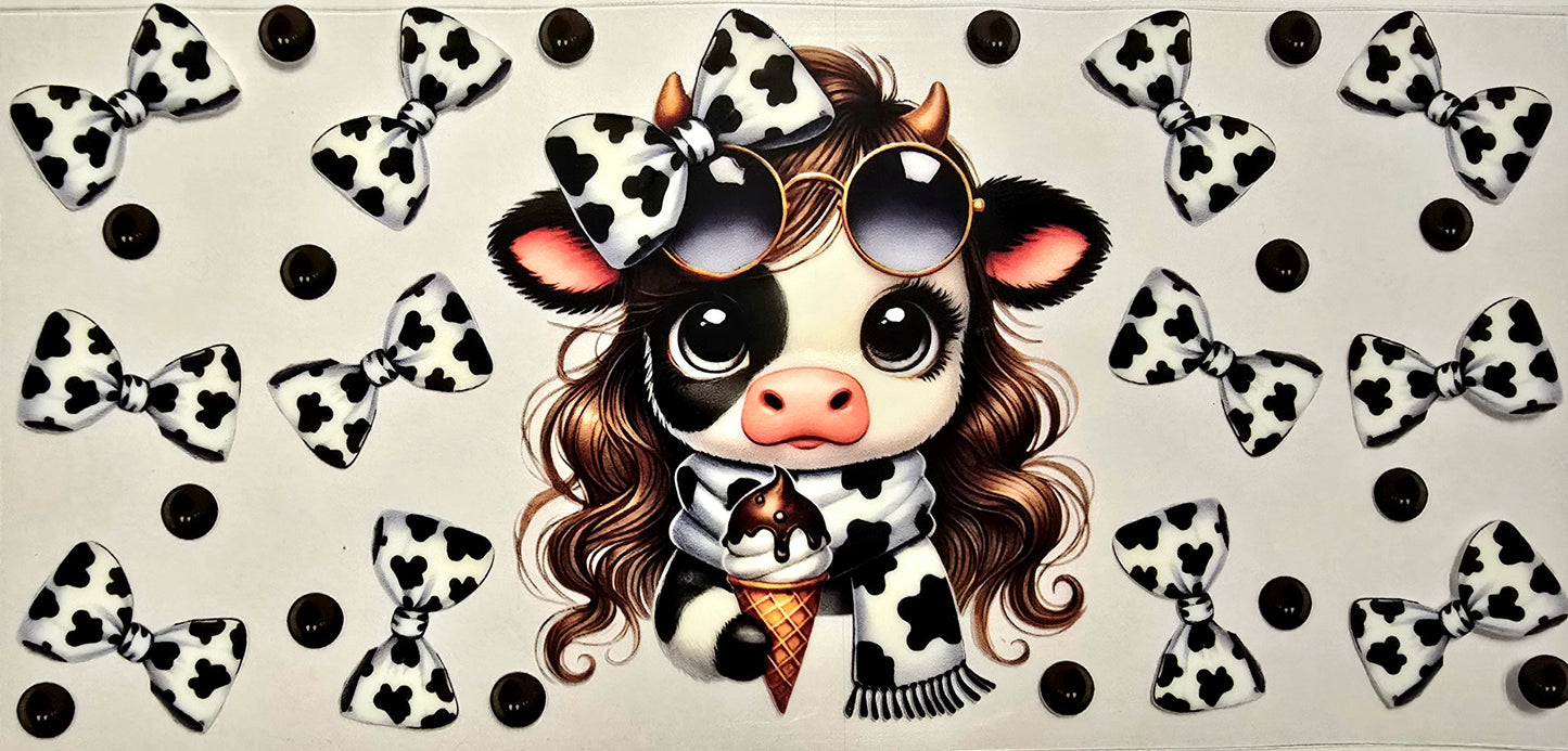 #406- Highland Cow (Black & white ice cream)