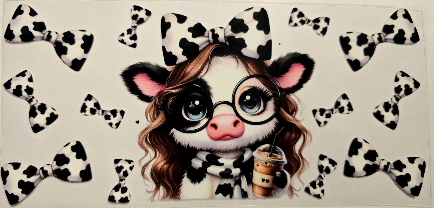 #404- Highland Cow (Black & white)