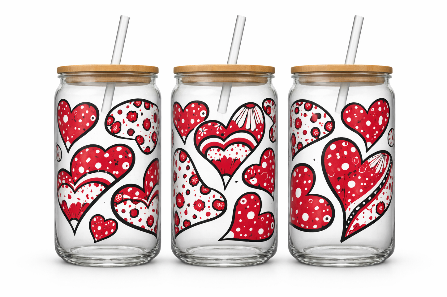 "House of Hearts"- #278 (Cup wrap)