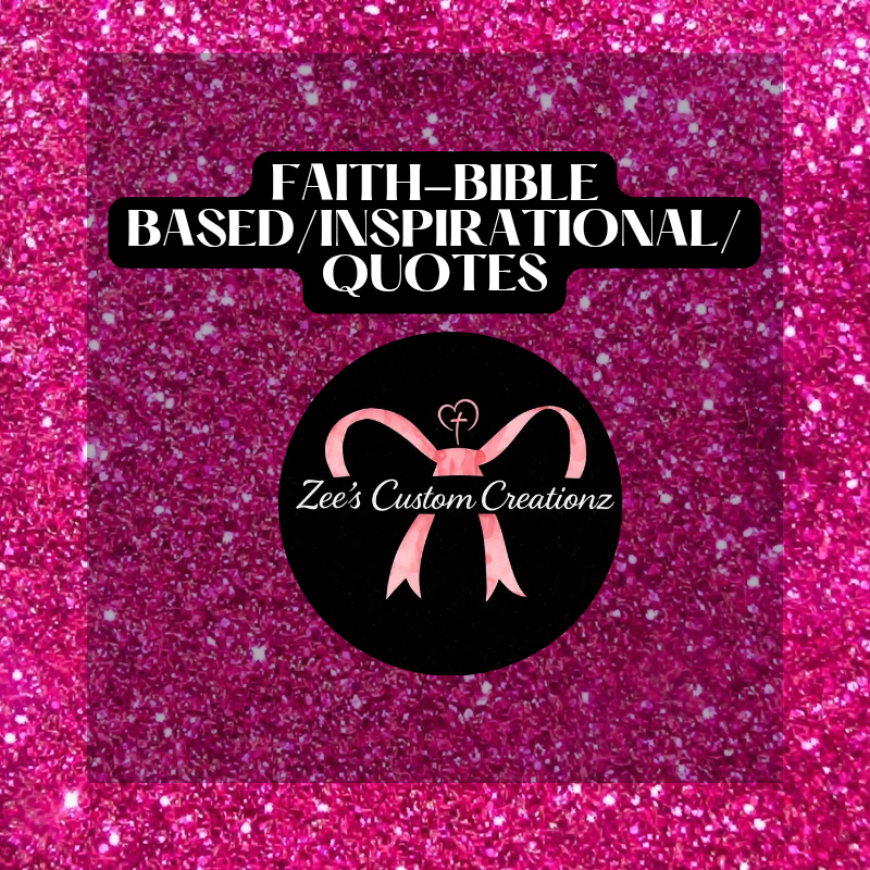 Faith-Bible Based/Inspirational/Quotes (Noteboooks)