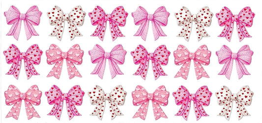 #4023- Pink heart bows