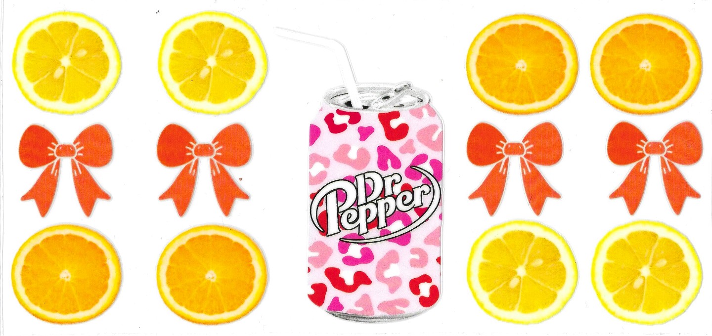 #2027- Citrus/ Bows / Soda