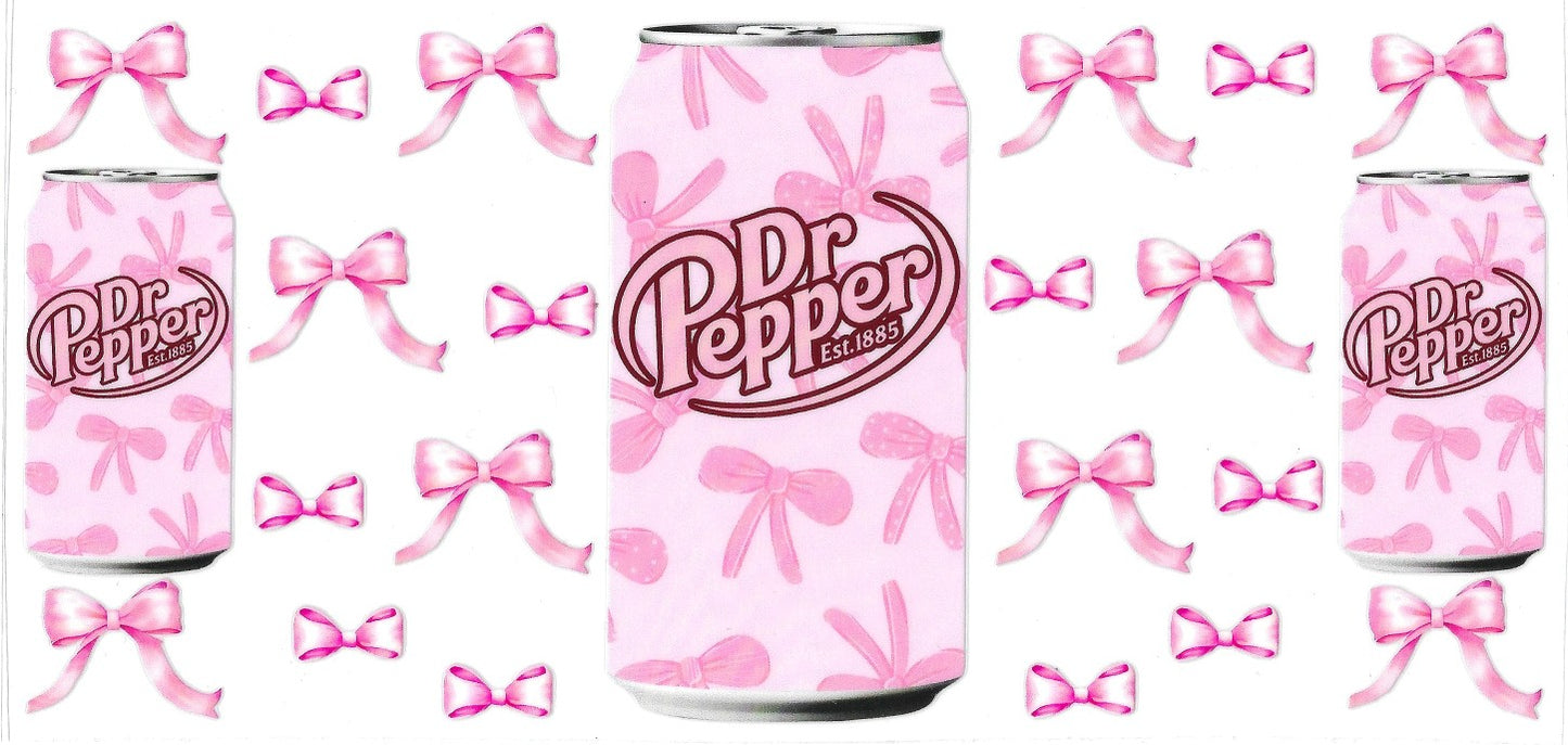 #2036- Pink bow Soda