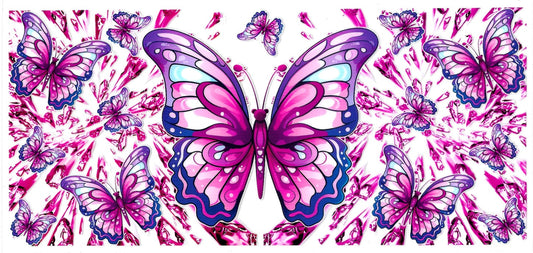 Purple explosion Butterfly -#229