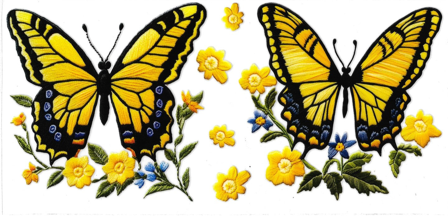 #326- Yellow Butterfly Bliss