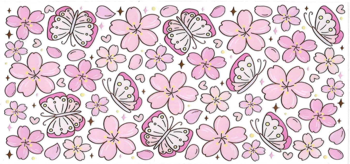 #330- Pink passion Butterflies