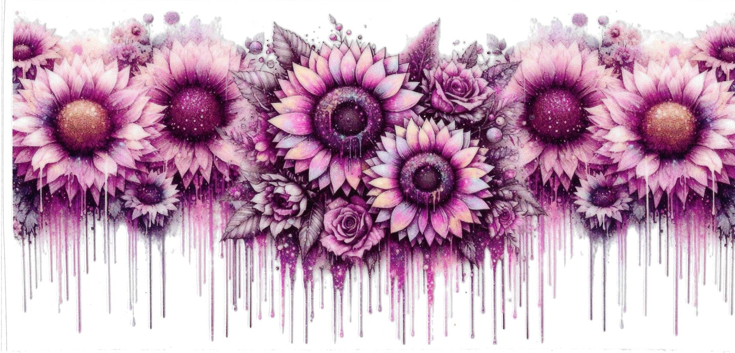 #2206- Dripping purple heart