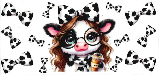 #404- Highland Cow (Black & white)