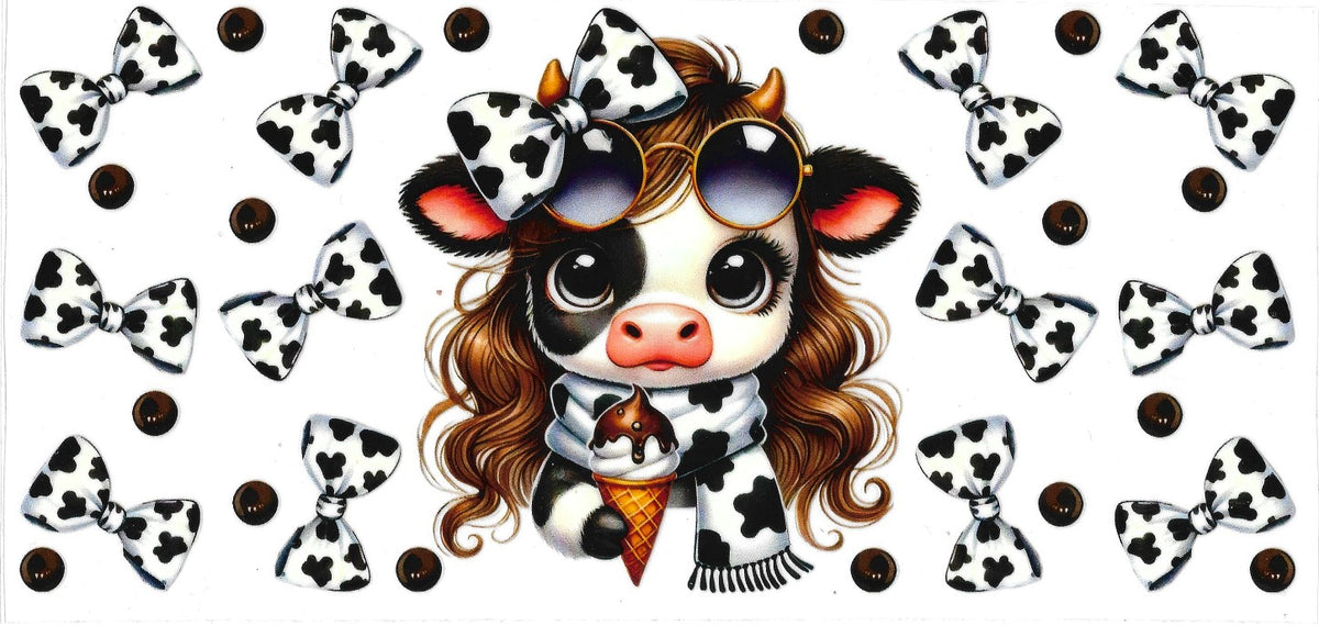 #406- Highland Cow (Black & white ice cream)