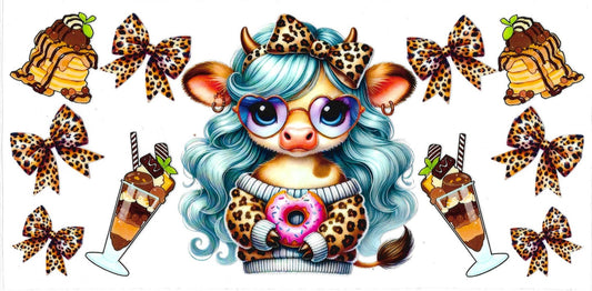 #417- Highland Cow (Sweets & bows)