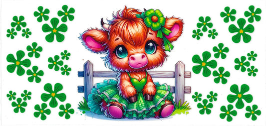 #440- Baby Cow (green)