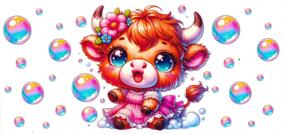 #457- "Little Miss Moo Bubbles"