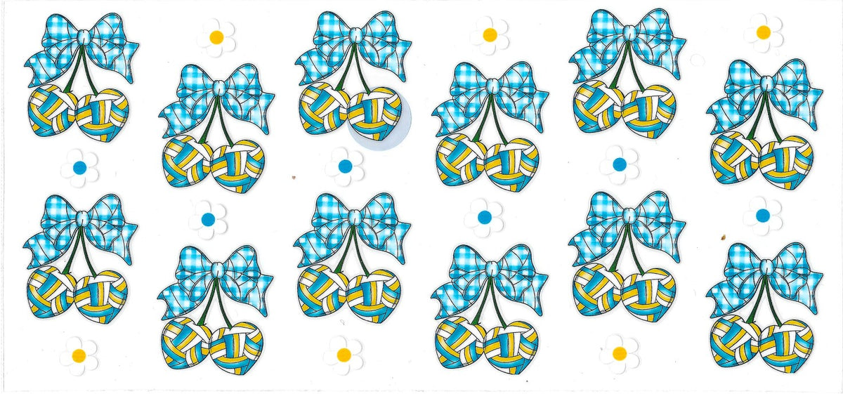 #251- Volleyball Bows/Hearts