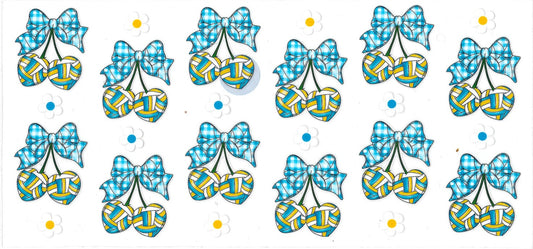 #251- Volleyball Bows/Hearts