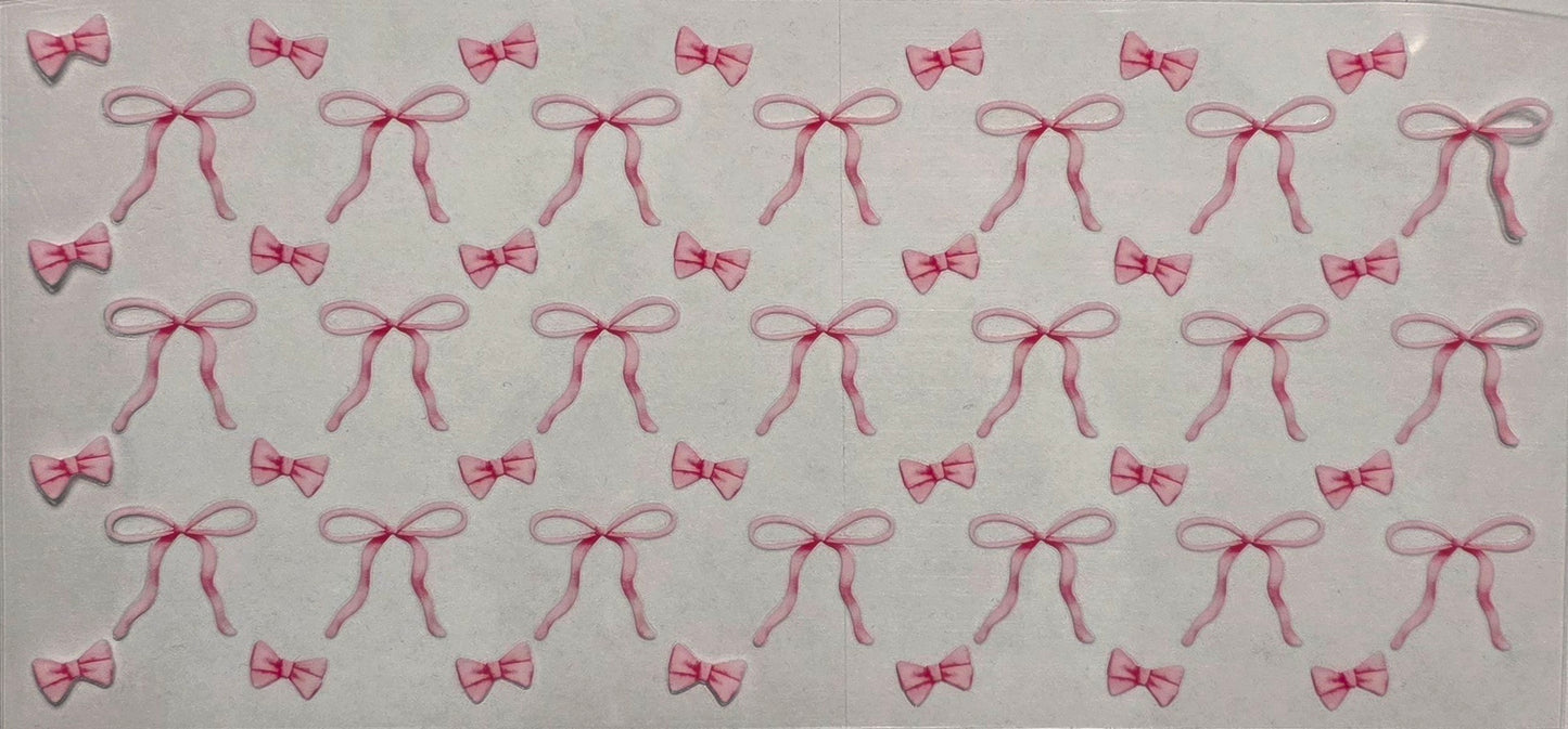 Tiny pink bows- # 232