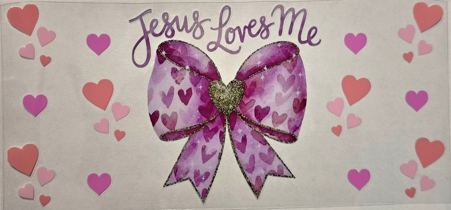 "Jesus loves me"- cup wrap - #241