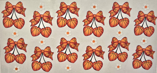 Basketball Bows/Hearts- #250