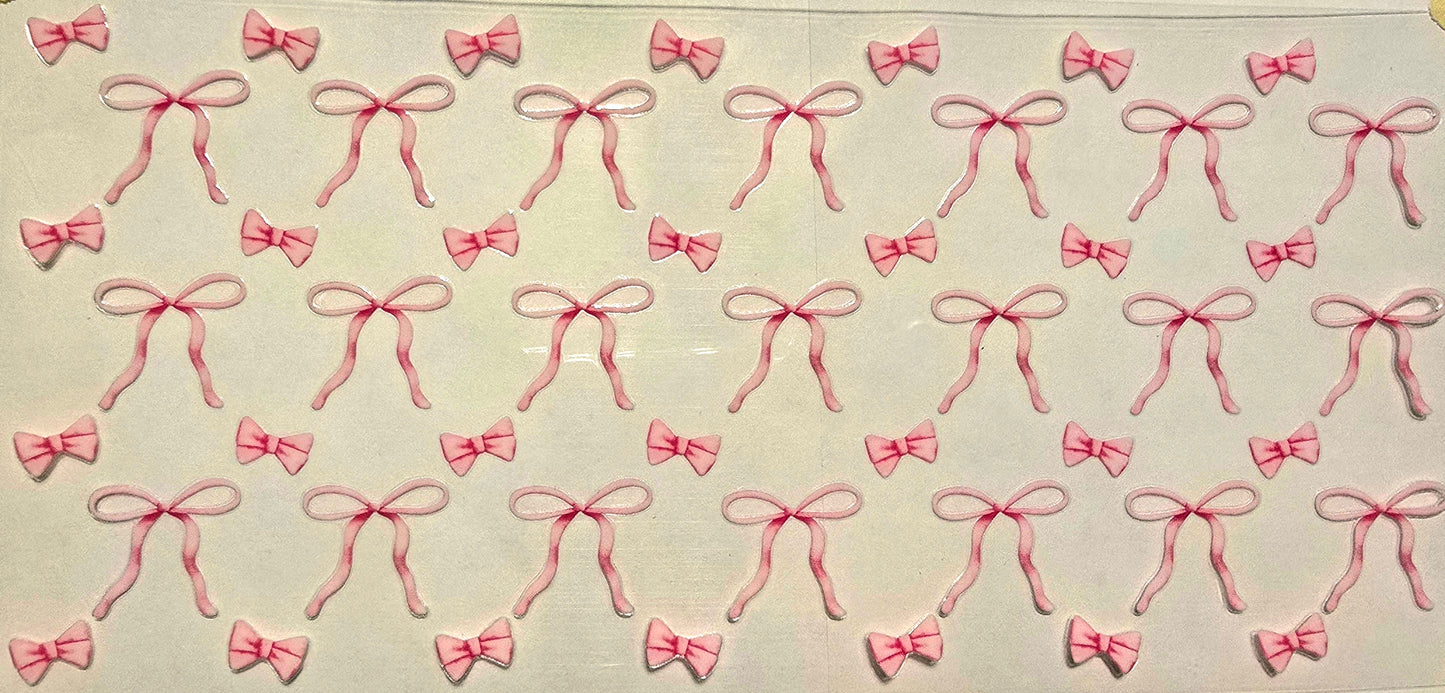 Tiny pink bows- # 232