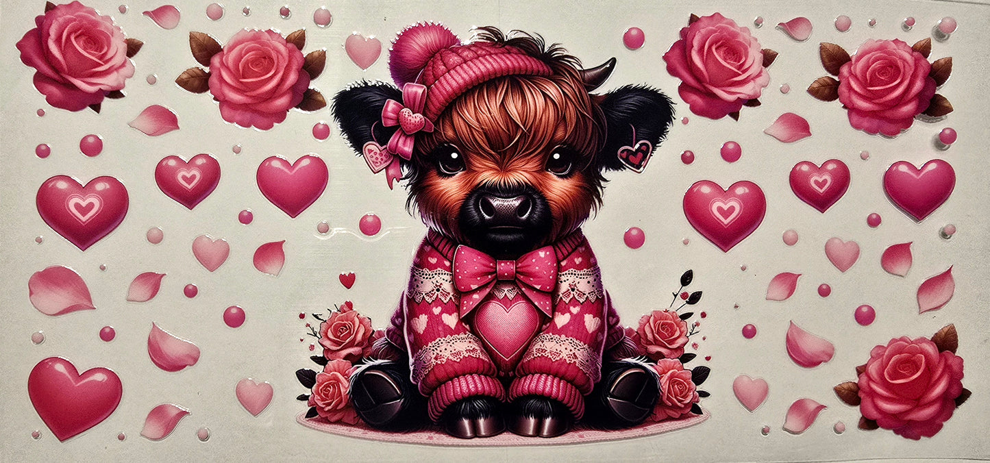 "Valentine's Highland Cow"- #289