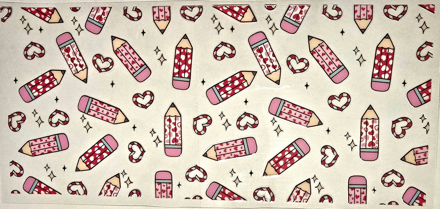 "Pencil & Hearts"- 282