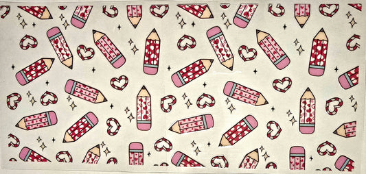 "Pencil & Hearts"- 282