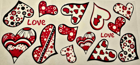 "House of Hearts"- #278 (Cup wrap)