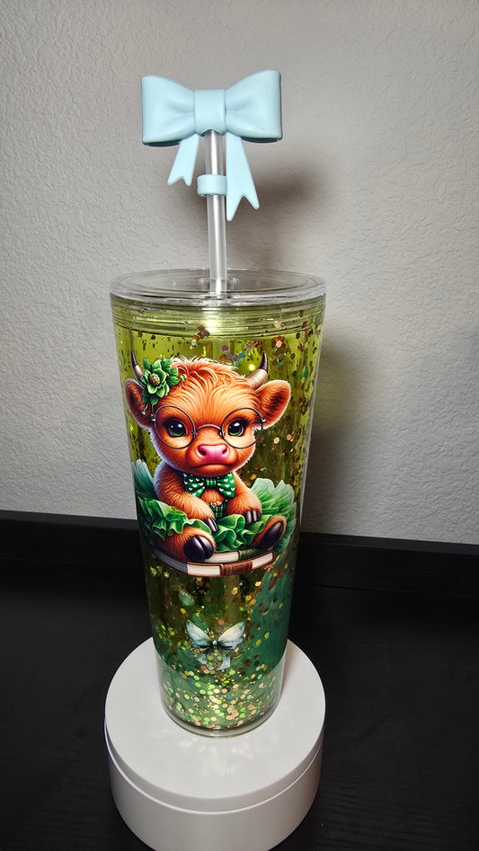 Highland Cow- (Green)