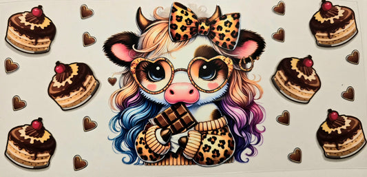 #405- Highland Cow (chocolate & cake)