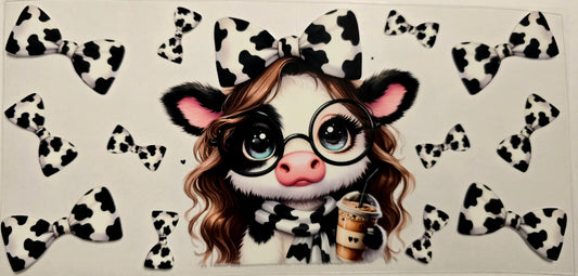 #404- Highland Cow (Black & white)