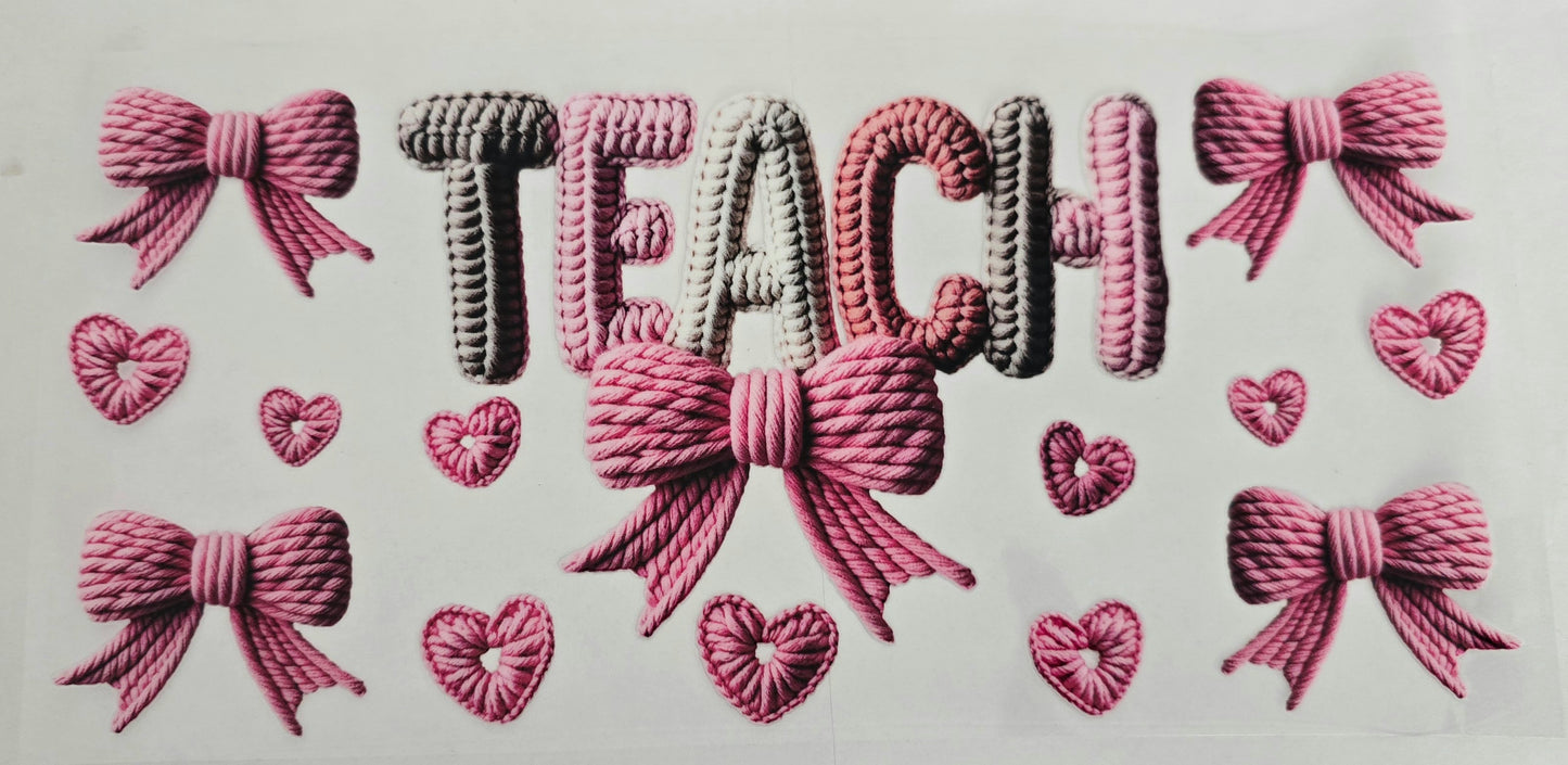 #610- Teach (Bow & heart)