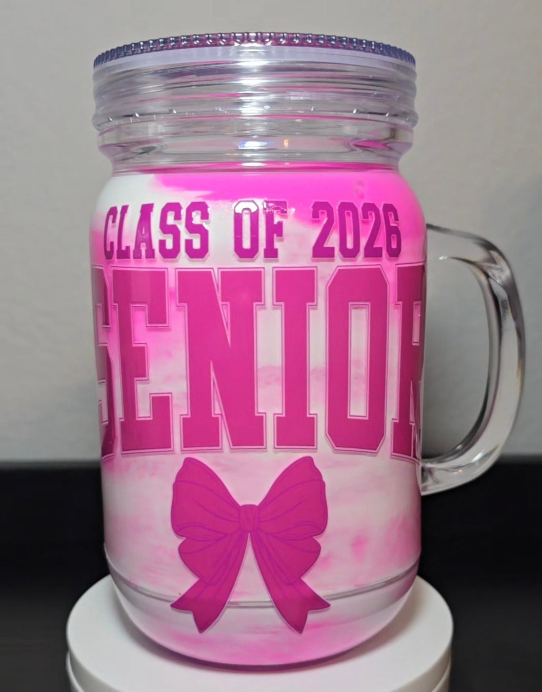 "Class of 2026 Senior" Mason cup