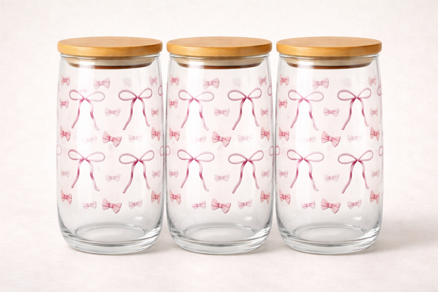 Tiny pink bows- # 232