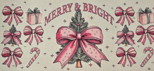 "Merry & Bright"- Cup wrap #211