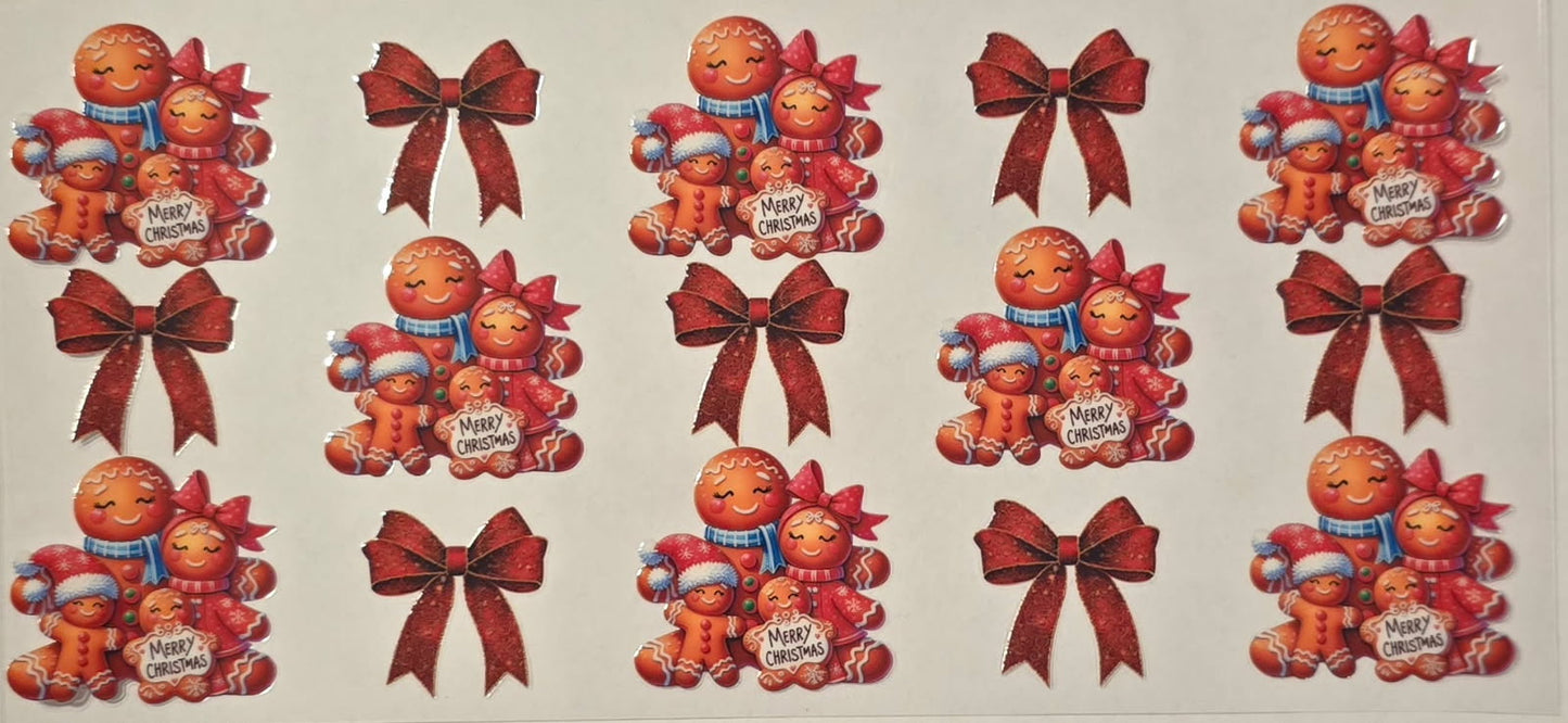 "Gingerbread Family"-cup wrap #214