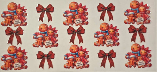 "Gingerbread Family"-cup wrap #214