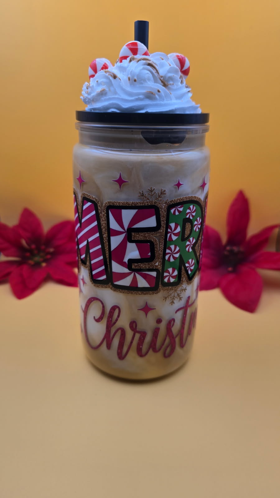 16oz Acrylic "Merry Christmas" Tumbler