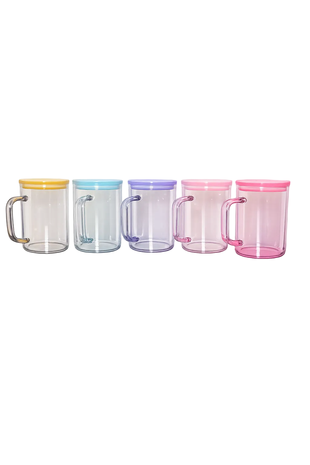 16oz "Glass" tumbler with matching lids. Straw included